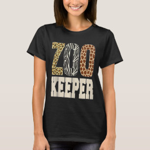 Zookeeper Dieren Zoo Wildlife Lover Safari Savann T-shirt