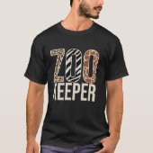 Zookeeper Dieren Zoo Wildlife Lover Safari Savann T-shirt (Voorkant)