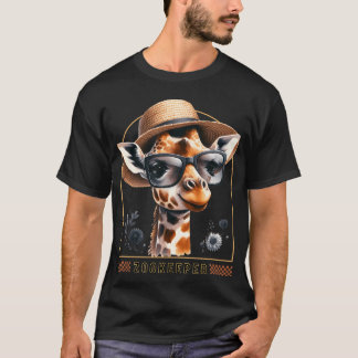 Zookeeper Giraffe Safari Zoo Keepeer - style T-shirt