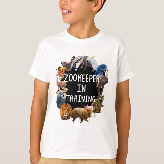 Zookeeper in opleiding t-shirt (Voorkant)