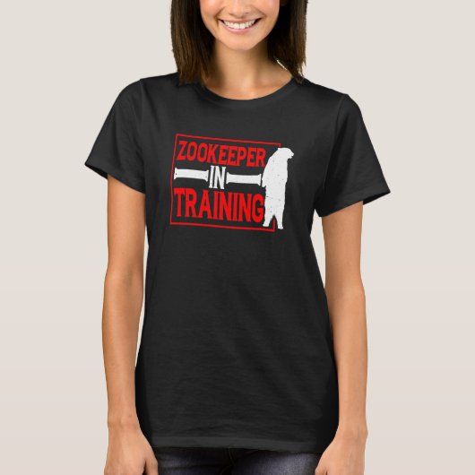 Zookeeper in trainingszweet t-shirt (Voorkant)