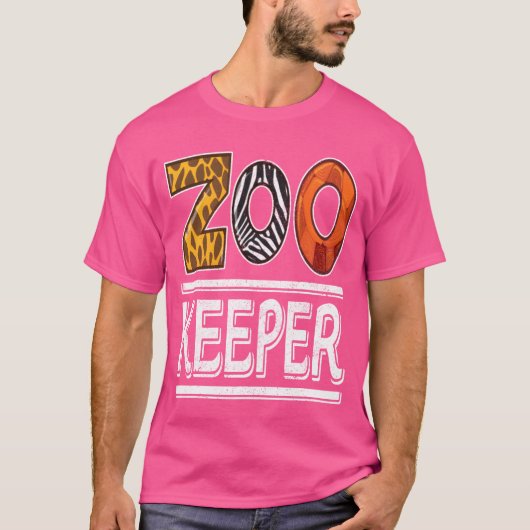 Zookeeper Safari Animal boy T-shirt (Voorkant)