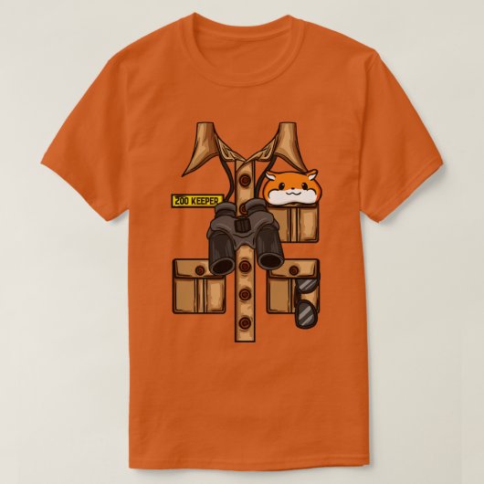 Zoökeeper Savanna Afrika Afrikaans T-shirt (Design voorkant)