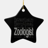Zooloog-extraordinaire Keramisch Ornament (Voorkant)