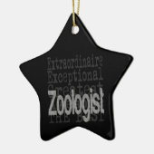 Zooloog-extraordinaire Keramisch Ornament (Links)