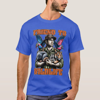 Zoöloog Friendo Wildlife Dierenvriend Zoology GI T-shirt