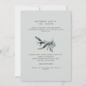 Zoom Baby shower virtuel photo Invitation neutre (Dos)