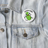 Zoom-chini Funny Zucchini Pun Ronde Button 5,7 Cm (In situ)
