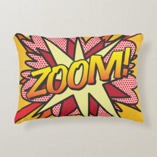 ZOOM de la bande dessinée ! coussin coussin accent