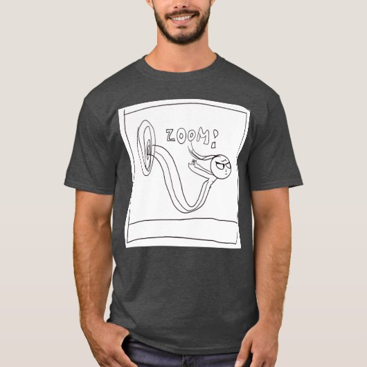 Zoom grappig t-shirt (Voorkant)