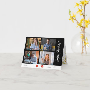 Zoom Meeting Funny Online Birthday uit groep Kaart