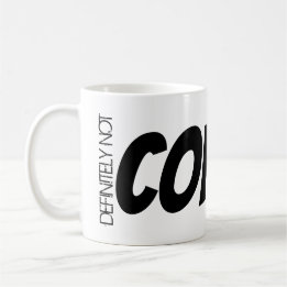Zoom Meeting Tea Mug "Certainement pas du CAFÉ!"