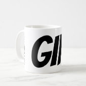 Zoom Meeting Tea Mug "Certainement pas GIN!" (Devant gauche)