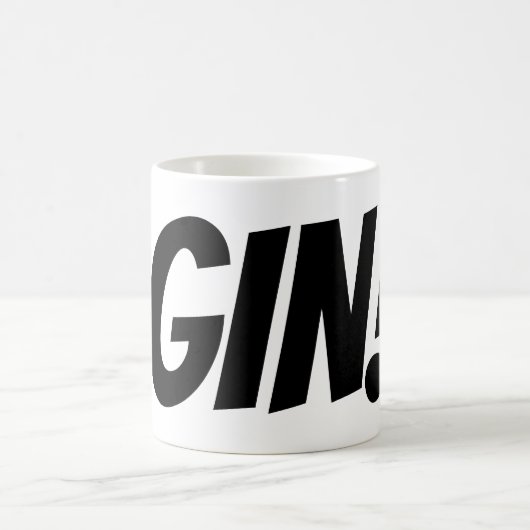 Zoom Meeting Tea Mug "Certainement pas GIN!" (Centre)