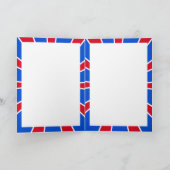 ZOOM! Rood wit en blauw Kaart (Binnen)