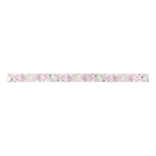 Zoom ruban en satin floral