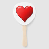 Zoom Virtual Meeting Reaction Icons Paddle Handwaaier (Achterkant)