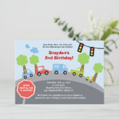 Zoom Zoom Voitures personnalisées Invitation d'ann (Debout devant)