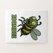 Zoombee - Grappig Zombie Bee Cartoon Design Legpuzzel (Horizontaal)