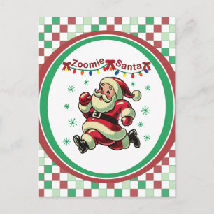 Zoomie Kerstman Kerstmis Briefkaart