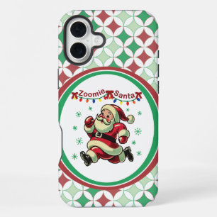 Zoomie Kerstman Kerstmis iPhone 16 Plus Hoesje