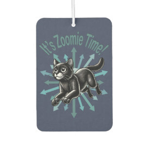 Zoomie Time Black Cat Luchtverfrisser