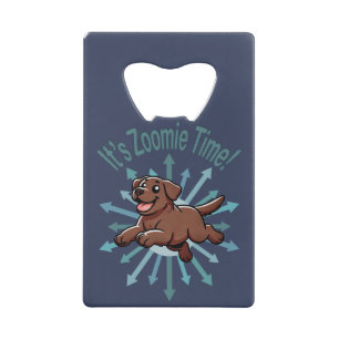 Zoomie Time Chocolate Lab