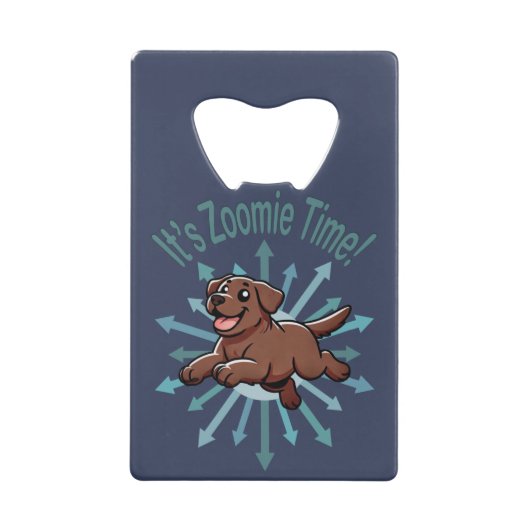 Zoomie Time Chocolate Lab (Devant)