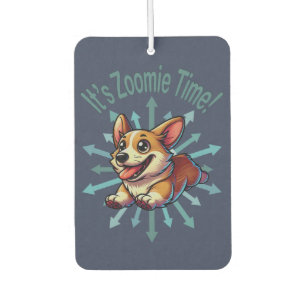 Zoomie Time Corgi Luchtverfrisser