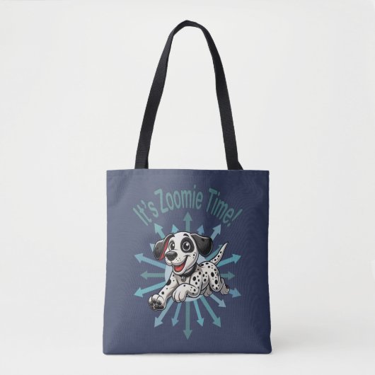 Zoomie Time Dalmatiër Draagtas (Voorkant)