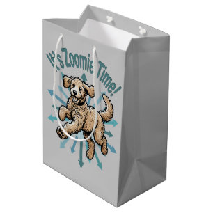 Zoomie Time Golden Doodle Medium Cadeauzakje