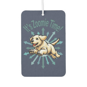 Zoomie Time Golden Lab Luchtverfrisser