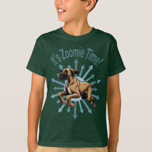 Zoomie Time Great Dane bijvoorbeeld T-shirt