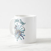 Zoomie Time Greyhound bijvoorbeeld Koffiemok (Voorkant links)