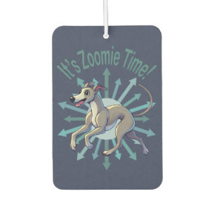 Zoomie Time Greyhound bijvoorbeeld Luchtverfrisser