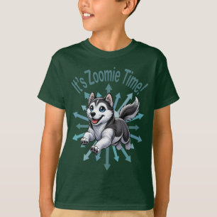 Zoomie Time Husky T-shirt