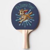Zoomie time medium dan een mutt tafeltennisbatje (Achterkant)