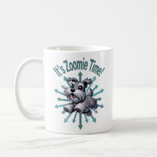 Zoomie Time Miniature Schnauzer Koffiemok