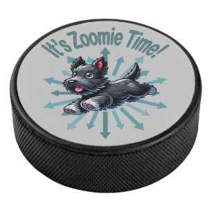 Zoomie Time Schotse Terriër Hockey Puck
