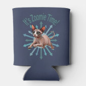 Zoomie Time Sphynx Cat Blikjeskoeler (Achterkant)