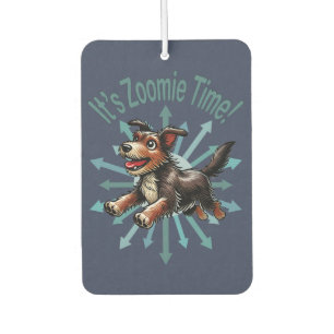 Zoomie Time Terrier Mutt Luchtverfrisser