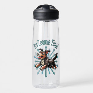 Zoomie Time Terrier Mutt Waterfles