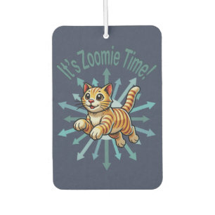 Zoomie Time Tiger Cat Luchtverfrisser
