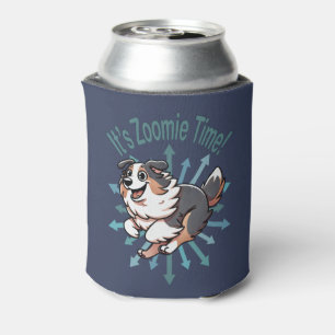 Zoomie Time voor Australian Shepherd Blikjeskoeler