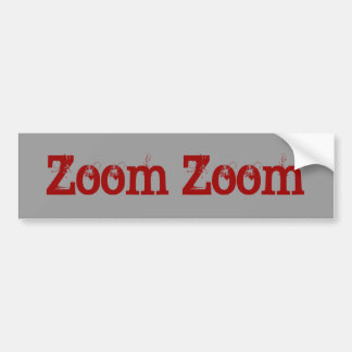 Zoomzoom Bumpersticker