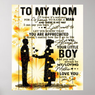 Zoon aan mama voor mijn moeder Decoratie thuis
