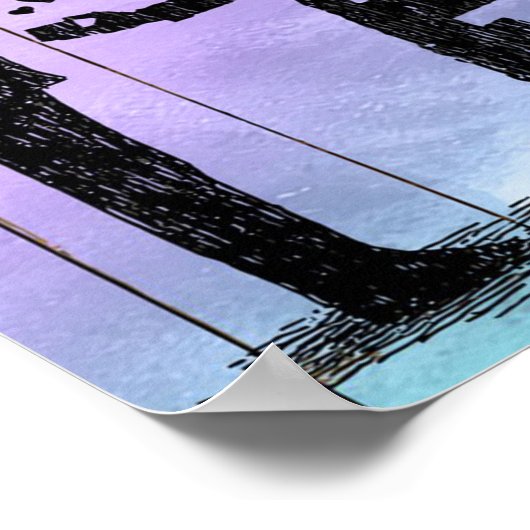 Zoon aan mijn moeder brief, moeder Birthday Gift Poster (Hoek)