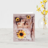 Zoon aan mijn, Vaderdag Kaart (Gele Bloem)