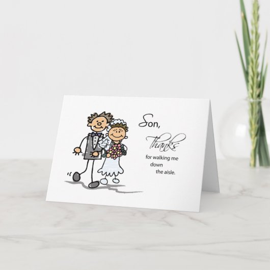 Zoon, bedankt dat je me naar het altaar bent gebra (Voorkant)