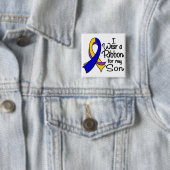 Zoon - bladerkankerlint vierkante button 5,1 cm (In situ)